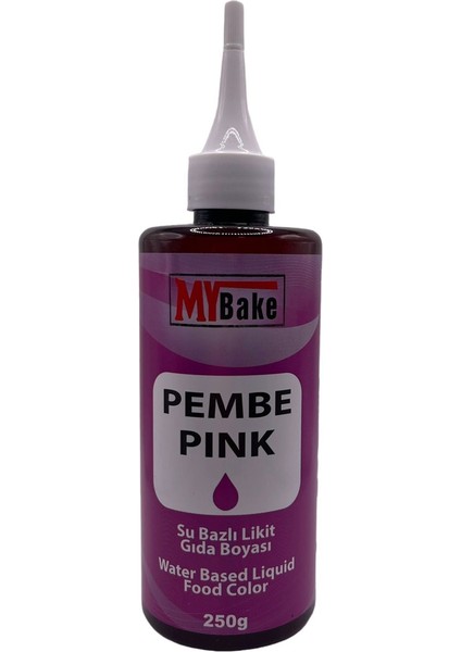 Su Bazlı Likit Gıda Boyası 250 ml Pembe