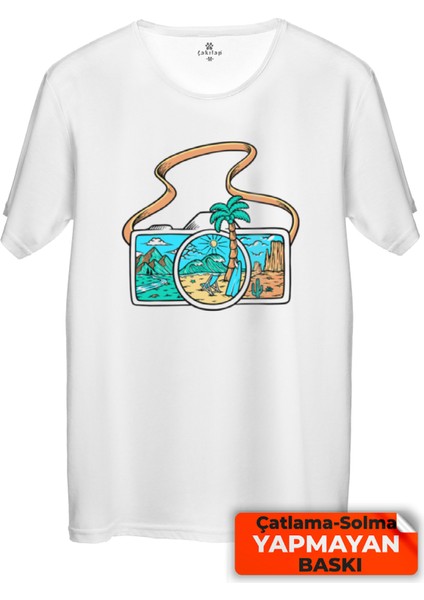 Çakılap Macera - Doğa - Kamp Baskılı Tişört (Rgl-Mcr)