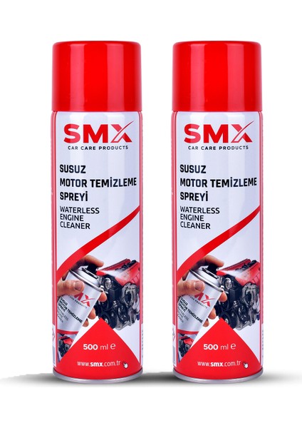 Susuz Motor Temizleme ve Koruma Spreyi (2X500ML) 2 Adet