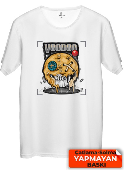 Çakılap Voodoo Baskılı Tişört (Rgl-Krsk)