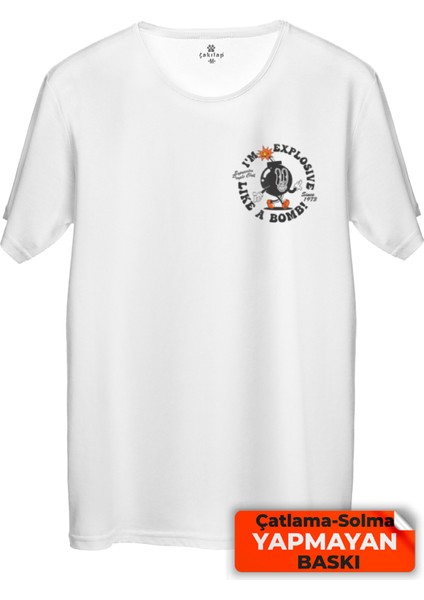 Çakılap Retro Baskılı Tişört (Rgl-Rtr)