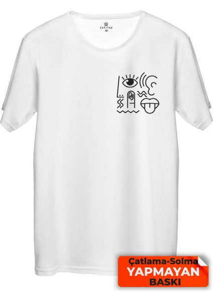 Çakılap Retro Baskılı Tişört (Rgl-Rtr)