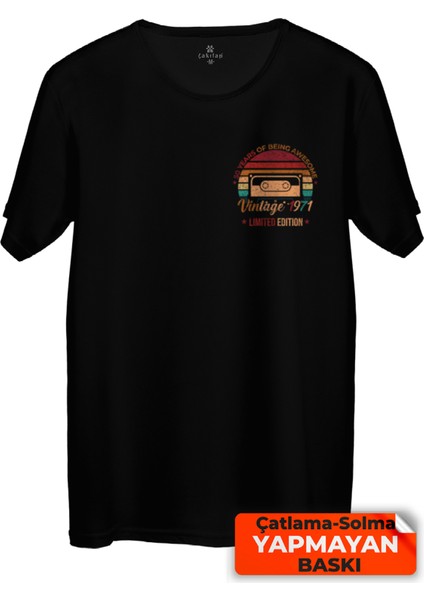 Çakılap Retro Baskılı Tişört (Rgl-Rtr)