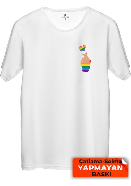 Çakılap Pride Baskılı Tişört (Rgl-)