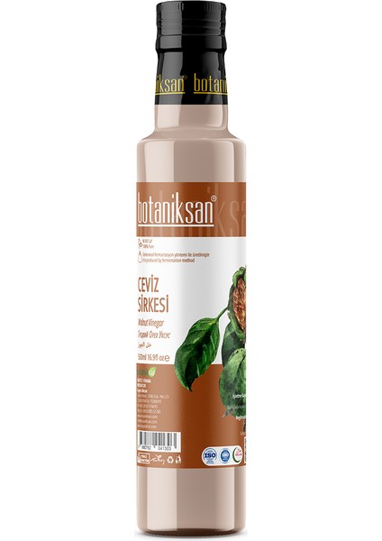 Ceviz Sirkesi 500ML, Doğal ve Katkısız