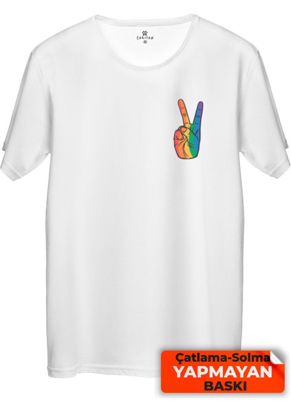 Çakılap Pride Baskılı Tişört (Rgl-)