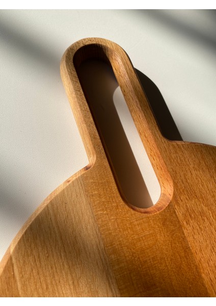 Doğal Kayın Ağacı Clıff Yuvarlak Kesme ve Sunum Tahtası fiyatları