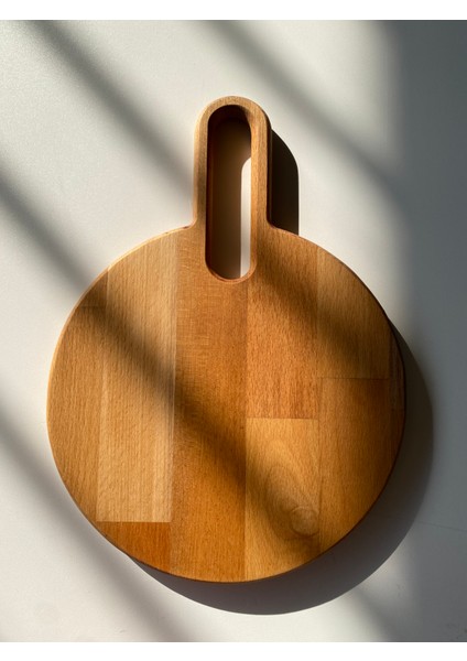 Doğal Kayın Ağacı Clıff Yuvarlak Kesme ve Sunum Tahtası indirimleri