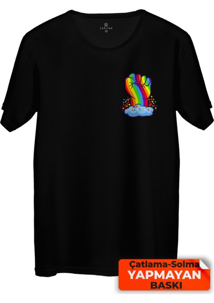 Çakılap Pride Baskılı Tişört (Rgl-)
