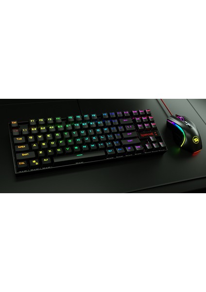 K552-RGB-BA %60 Mekanik Tr Q Klavye & M607-RGB 7200 Dpı Mouse Combo Set