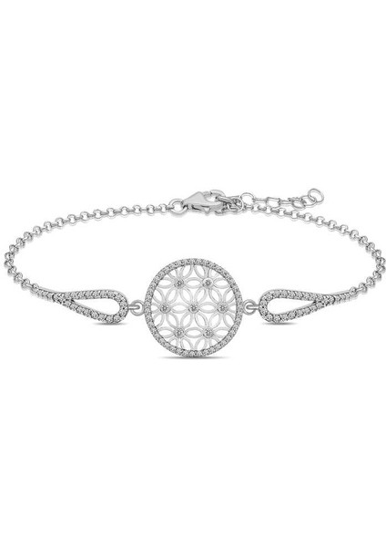 ​gümüş Yaşam Çiçeği Bileklik