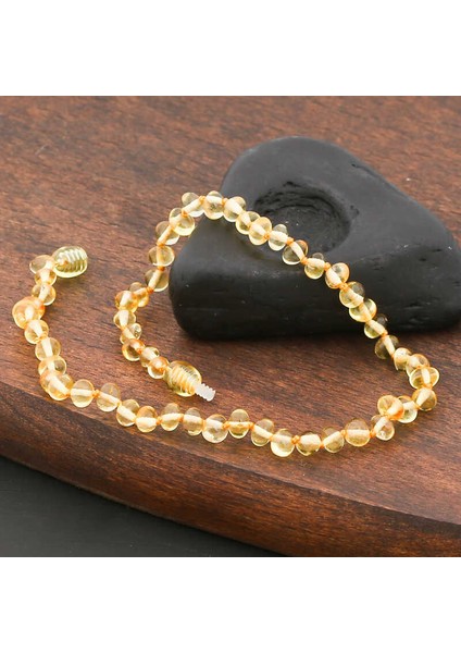 Bebek Damla Kehribar Diş Kolye fırsatları