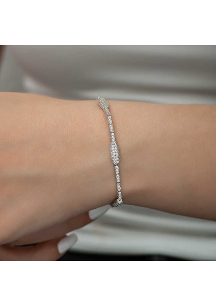 Gümüş Su Yolu Bayan Bileklik fiyatları
