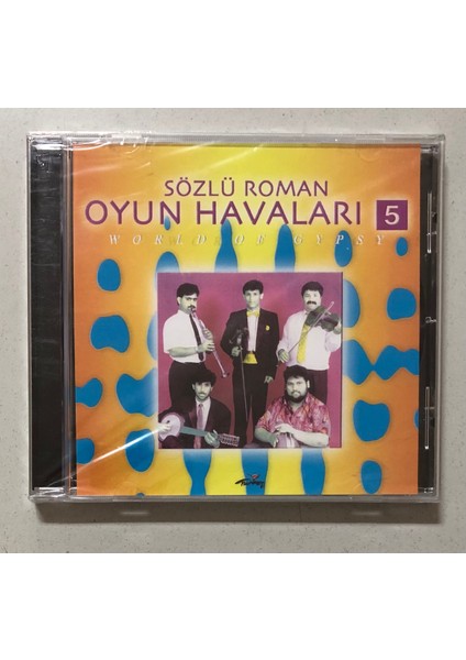 Sözlü Roman Havaları 5 CD (Jelatininde Sıfır Orjnal Dönem Baskı Cd)