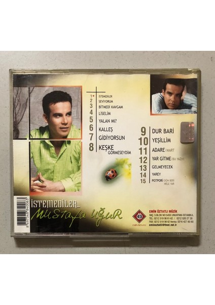 Mustafda Uğur Istemediler CD (Orjnal Dönem Baskı Cd)