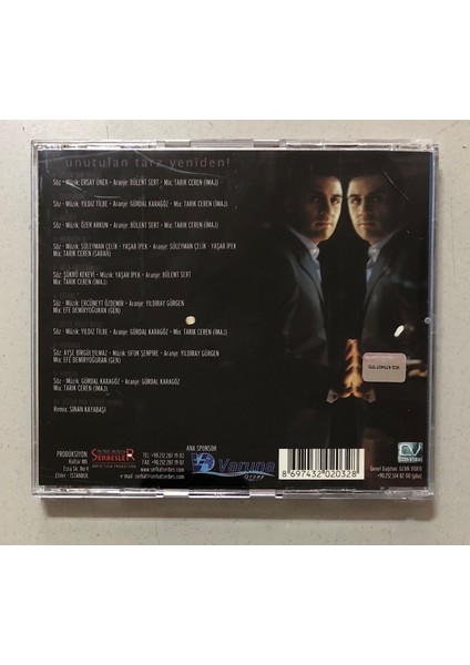 Yaşar Ipek Unutulan Tarz Yeniden CD (Orjnal Dönem Baskı Cd)