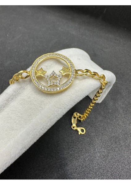 Ortası Yıldızlı Gurmet Gümüş Bileklik fiyatları