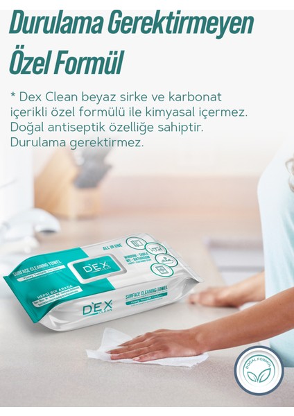 Clean Yüzey Temizlik Havlusu 100'LÜ 3x