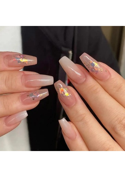 6'lı Tırnak Süsleme Pul Parçaları Nail Art