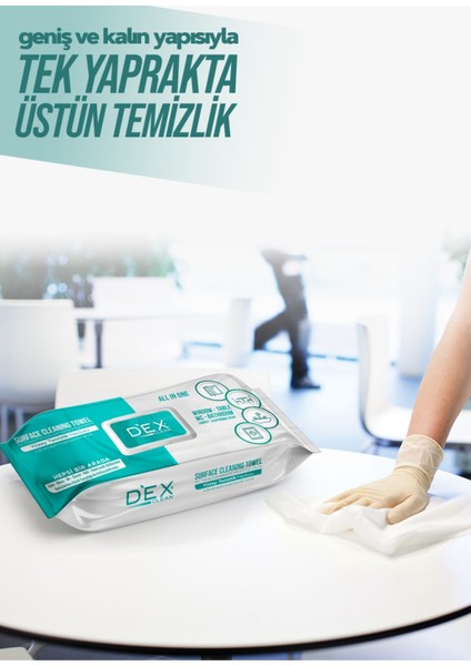 Clean Yüzey Temizlik Havlusu 100'LÜ X6