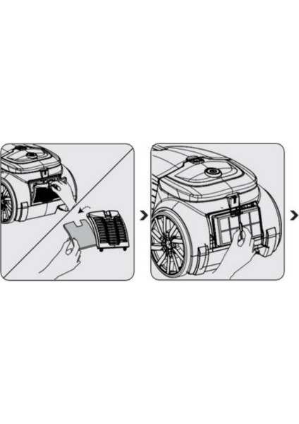 Arçelik Tsz 3282 / Beko Tsz 2282 Uyumlu Arka Çıkış Hepa Filtre modelleri