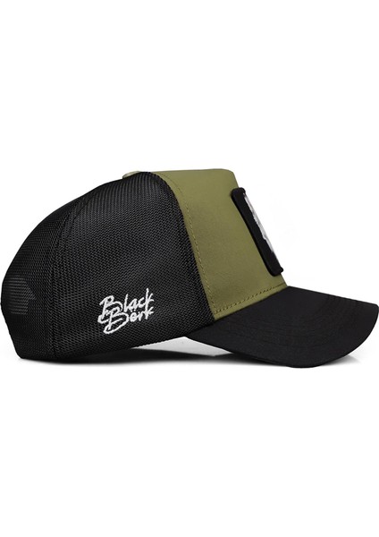 V1 Trucker At - 4 Kod Logolu Unisex Siyah Siperli Siyah-Haki Şapka (Cap) fiyatları