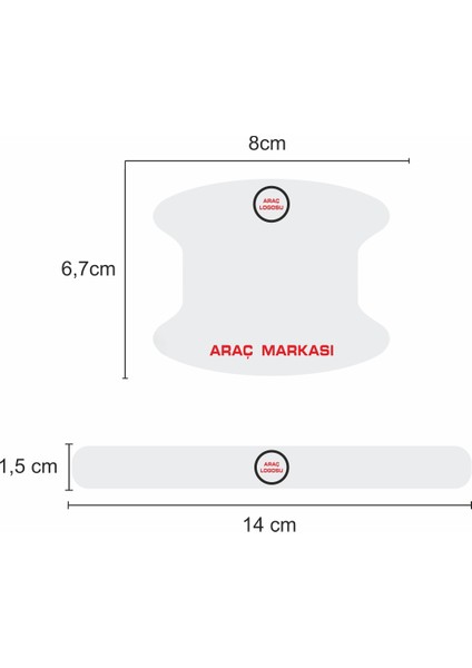 Mg Araçları Için Uyumlu Kapı Içi Çizik Önleyi Seti 8'li