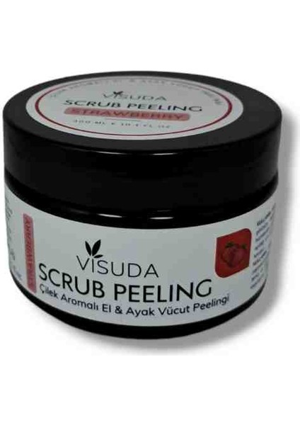 Scrub Peeling Çilek Aromalı 300 ml