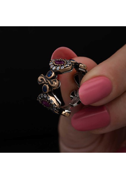 Gümüş Ayarlanabilen Otantik Mekik Kadın Yüzük modelleri