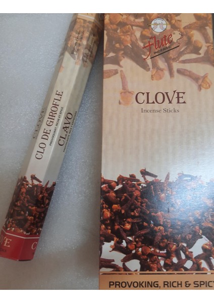 Tütsü Karanfill (Clove) Kokulu 1 Paket 20 Çubuk Tütsü