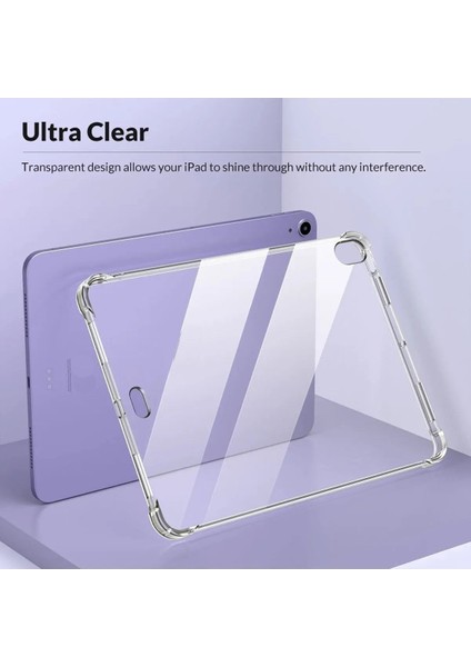 iPad Air 11" 6. Nesil M2 2024 Uyumlu Şeffaf Silikon Kılıf Anti Shock Koruyucu Tablet Kılıfı indirimleri