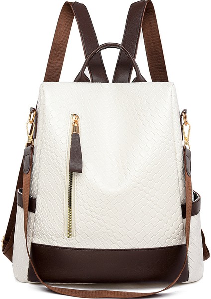 Sırt Çantası Yeni Büyük Kapasiteli Kadın Sırt Çantası Iş ve Seyahat Için Çok Yönlü Moda Çok Amaçlı Sırt Çantası (Yurt Dışından)