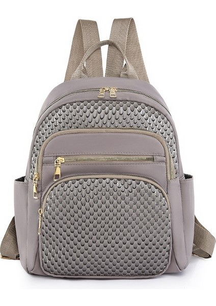 Büyük Kapasiteli Moda Kadın Sırt Çantası Hafif Çok Yönlü Sırt Çantası Eğlence Seyahat Çok Amaçlı Sırt Çantası (Yurt Dışından)