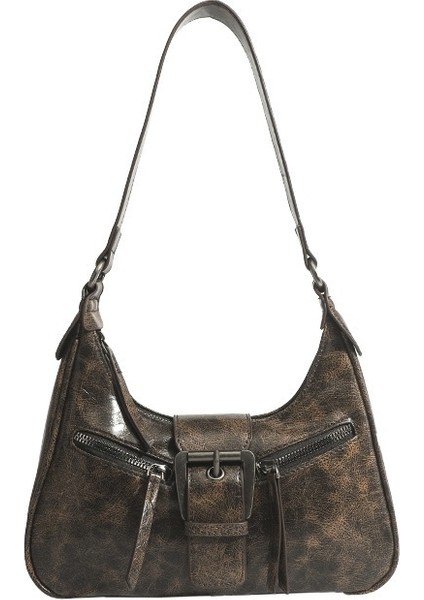 Maillard Koltukaltı Çantası Kadın 2024 Yeni Retro Kadın Çantası Omuzdan Askili Çanta Crossbody Çanta Moda Hilal Çanta (Yurt Dışından)