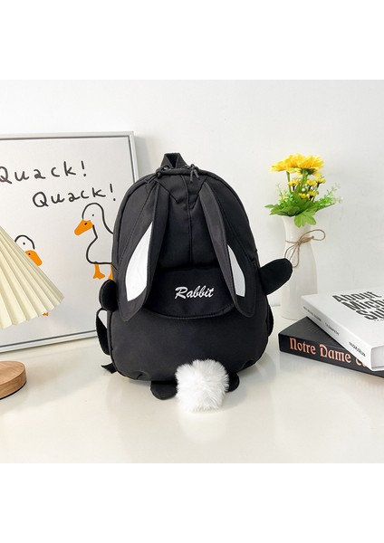 Karikatür Sevimli Çocuk Sırt Çantası Anaokulu Çocukları Hafif Küçük Sırt Çantası 3-6 Yaş Çocuk Tuval Seyahat Çantası (Yurt Dışından)