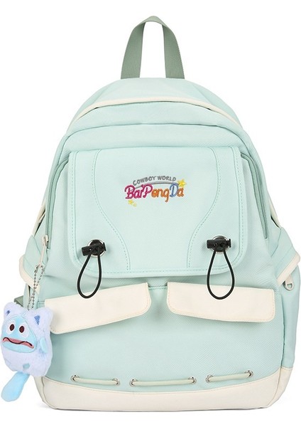 Kore Tarzı Tatlı ve Taze Dopamin Omuzlu Kadın Çantası, Şık ve Kullanışlı Büyük Kapasiteli Sırt Çantası (Yurt Dışından)