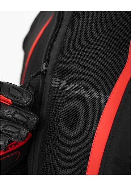 Shima Mesh Pro 2 Korumalı Motosiklet Montu Siyah / Beyaz / Kırmızı