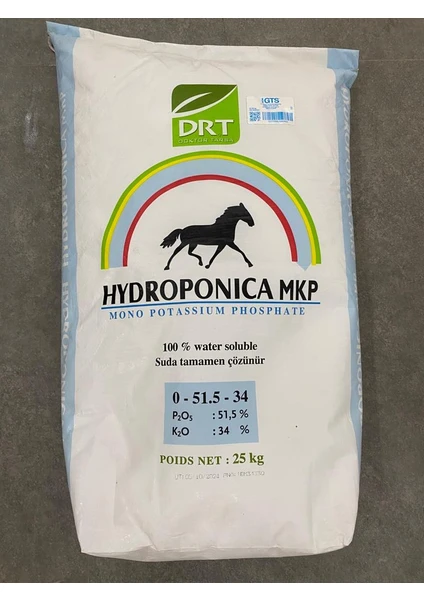 Hydroponica Mono Potasyum Fosfat Mkp Gübre (0-51,5-34)  5 kg