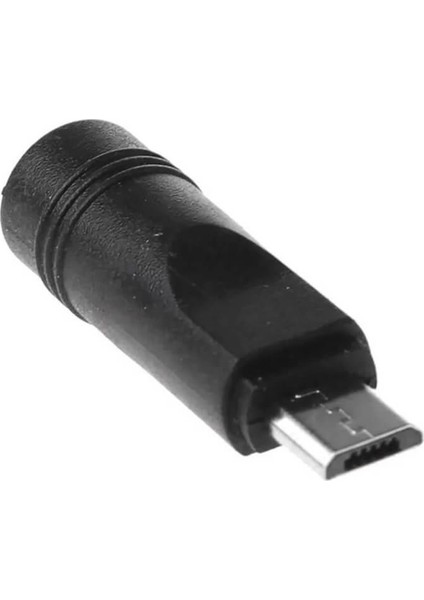 - Micro USB Erkek To Dc 5.5*2.1mm Dişi Soket Çevirici - Dc Güç Adaptörü Fişi Dönüştürücü