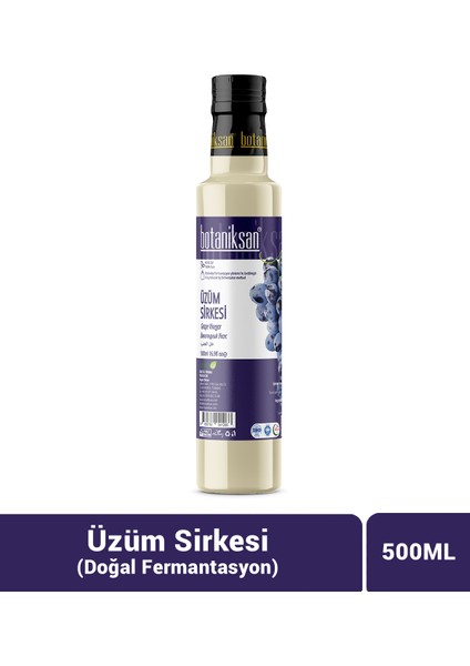 Saf ve Katkısız Üzüm Sirkesi 500 ml