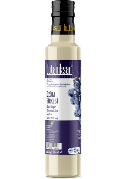 Saf ve Katkısız Üzüm Sirkesi 500 ml