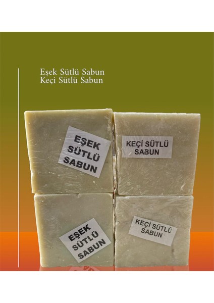 Aktar Gökhanefendi 2 Adet Keçi Sütü Sabunu -2 Adet Eşek Sütü Sabunu 4 Lü Set