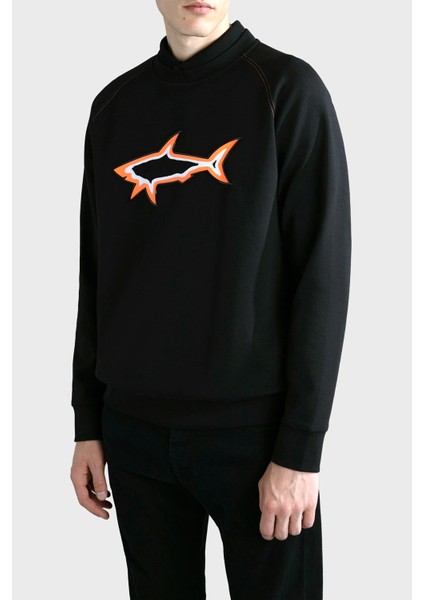 Logolu Pamuk Karışımlı Regular Fit Sweat Erkek Sweat 13311933 011