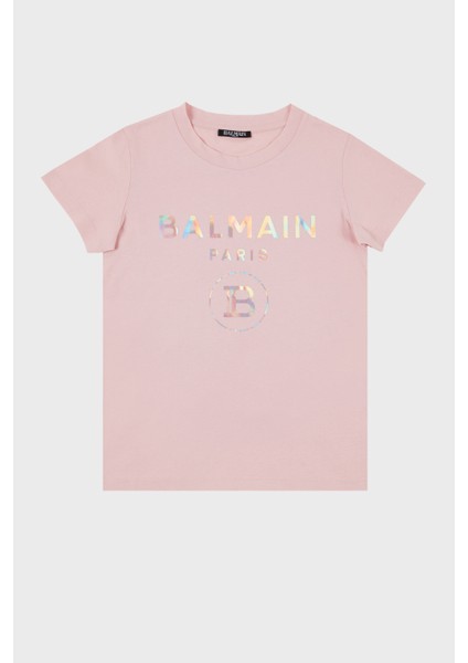 Pamuklu Bisiklet Yaka Çocuk T Shirt T Shirt 6M8021 MX030 502MC