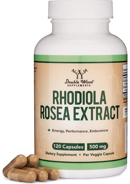 Rhodiola Rosea Extract 500mg 120 Vegan Capsul