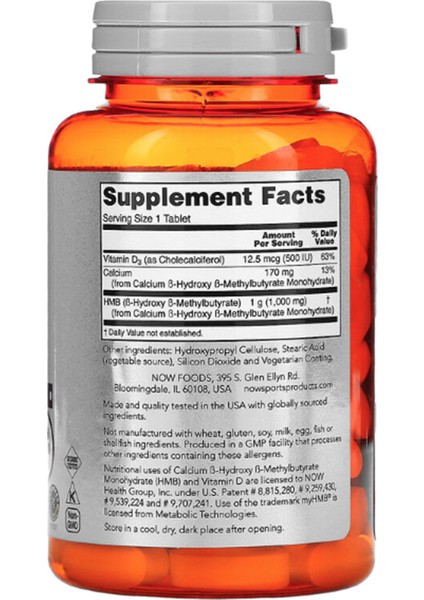 Sports Hmb Double Strength 1 000 Mg 90 Tablets Usa Version fiyatları