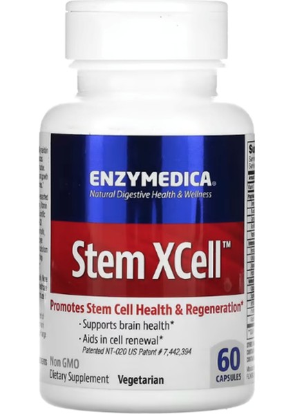 Enzymedica Stem Xcell 60 Capsules Usa Version