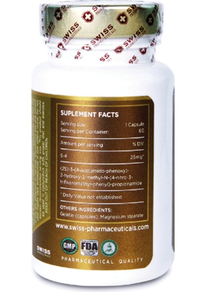 Swiss Pharmaceuticals Andrne S-4 25mg 60 Capsul fiyatları