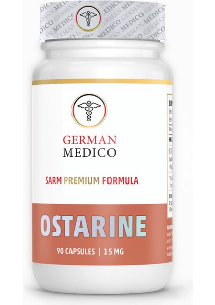 German Medıco Ostarıne Mk-2866 (1 Capsul 15mg) 90 Capsul (Verıfy + Kare Kod Mevcut) Ürün