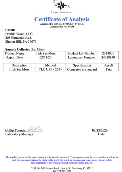 Irısh Sea Moss Irlanda Deniz Yosunu 1200mg 180 Capsul Usa indirimleri